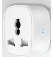 Tuya Universal 16A WiFi Plug Socket, Smart Remote Control, Voice Assistant Alexa/Google, Group Sharing, Fireproof, Safe, Compact, White, No Metering